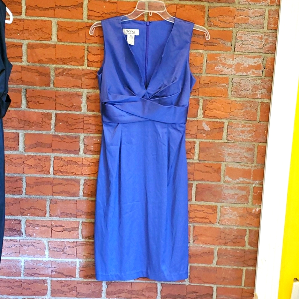 Fitted silk dress